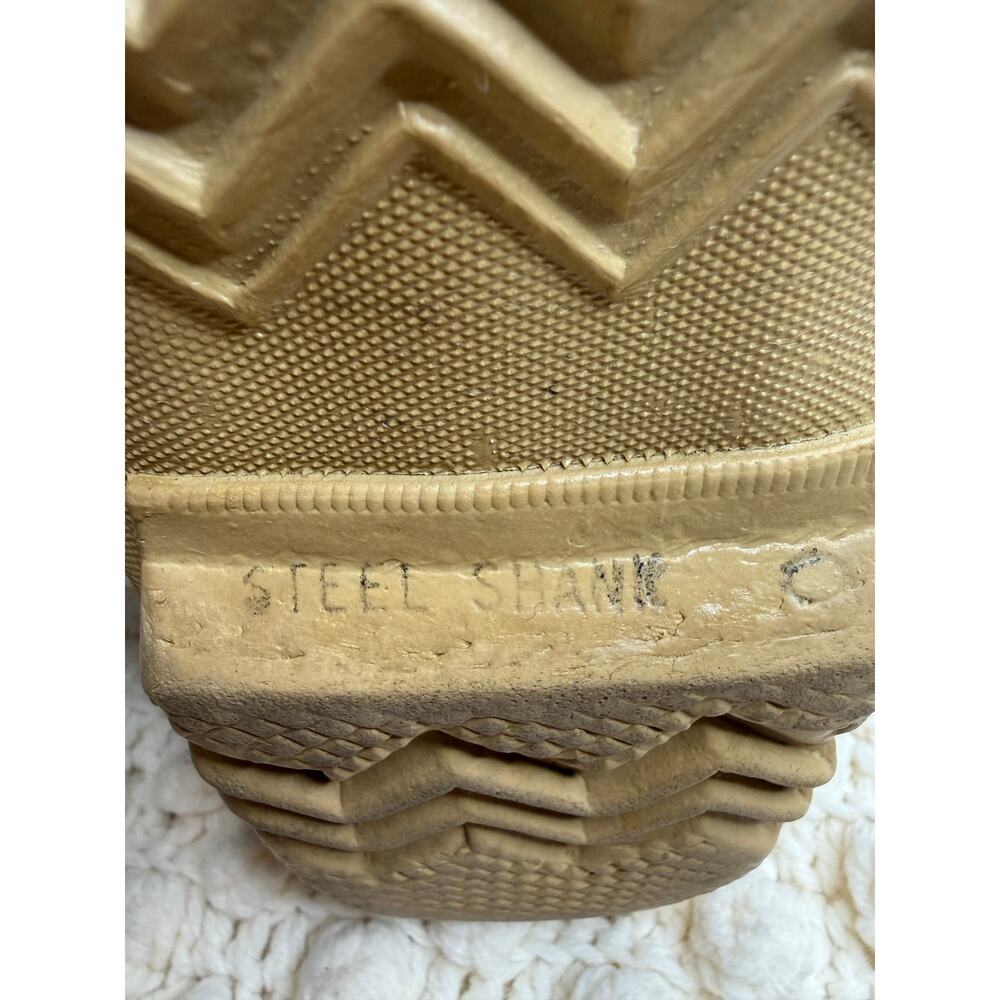 VINTAGE SOREL KAUFMAN MANITOU Men's 9 Winter Pac Snow Boots Tan Black - Picture 5 of 16